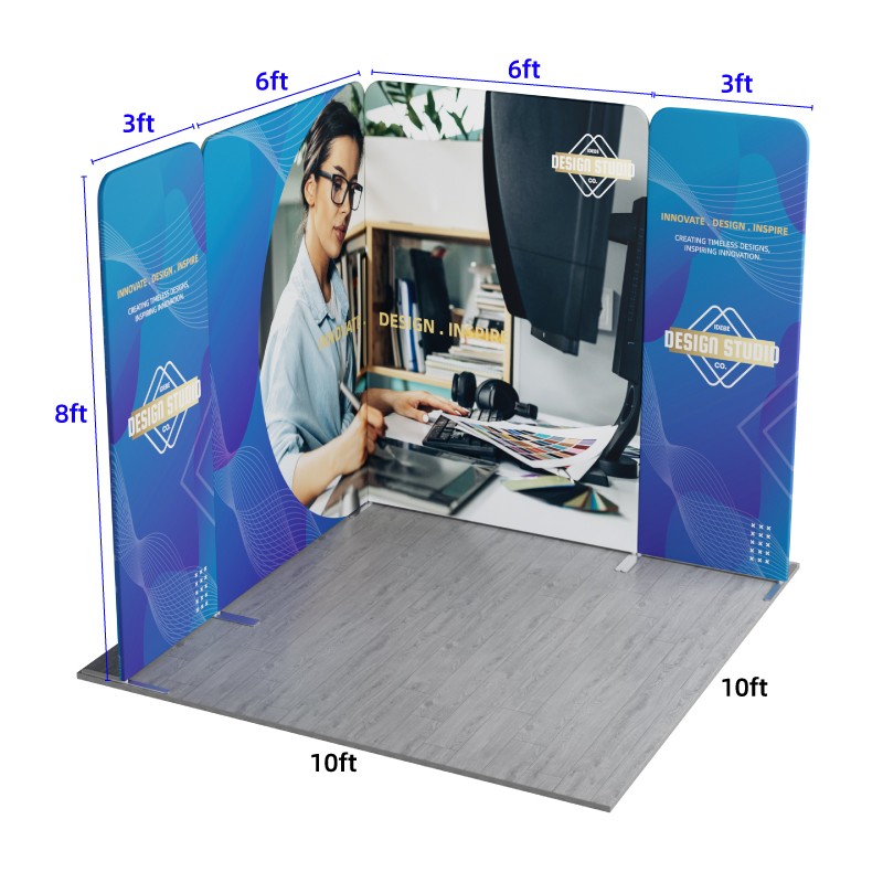 10x10ft Magnetic Modular Fabric Displays-A