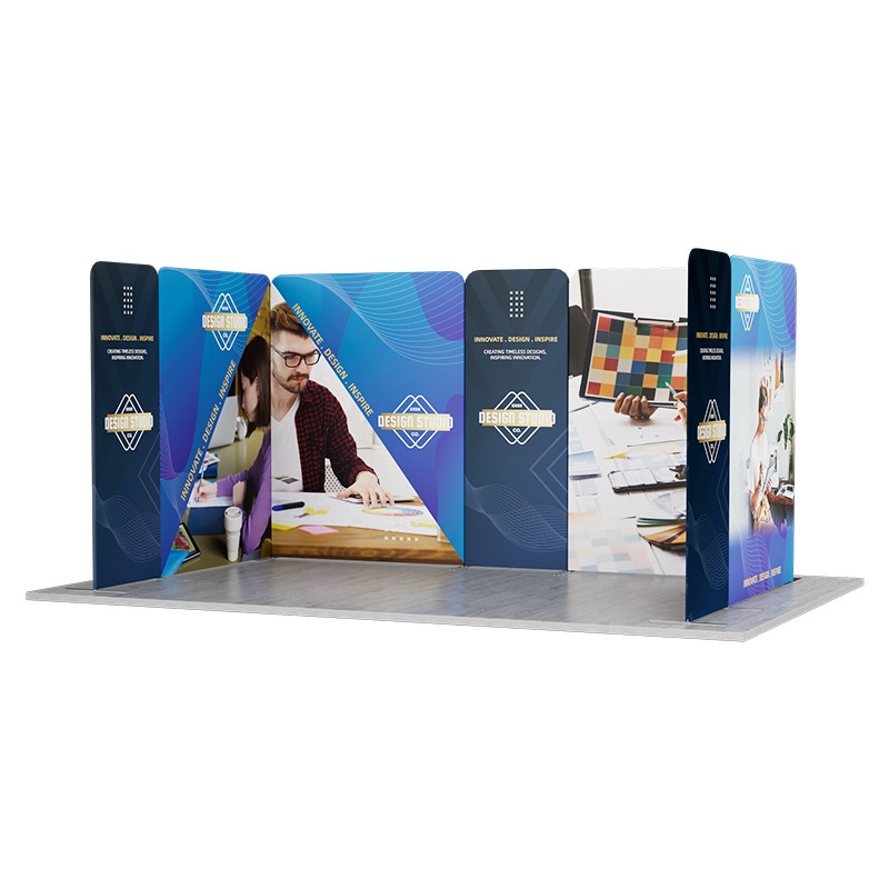 16.4x10ft Magnetic Modular Fabric Displays-A