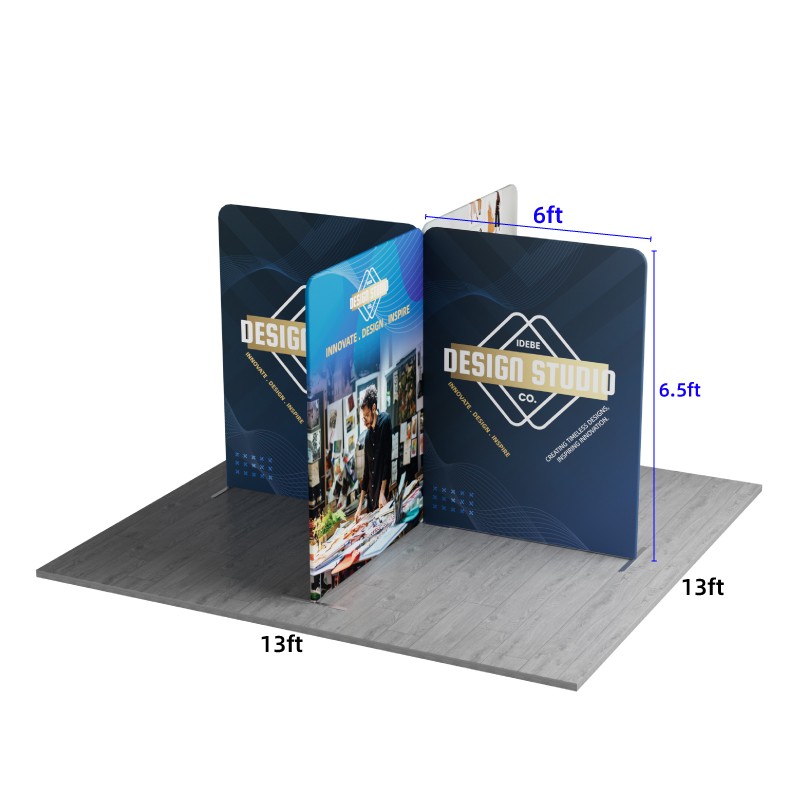 13x13ft Magnetic Modular Fabric Displays-A