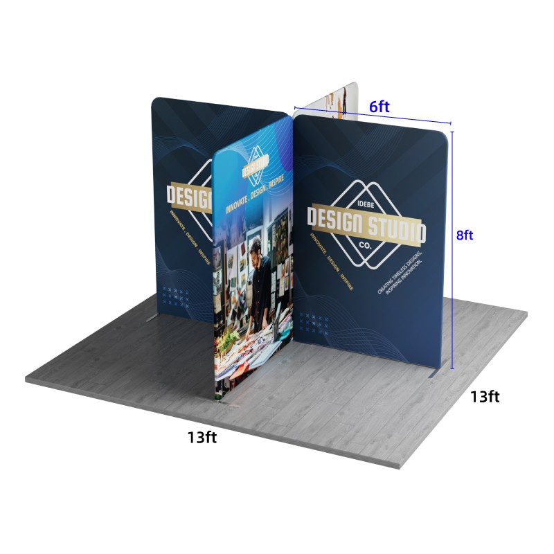 13x13ft Magnetic Modular Fabric Displays-A