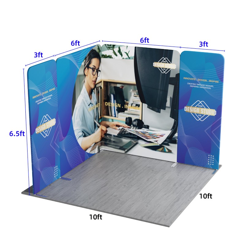 10x10ft Magnetic Modular Fabric Displays-A