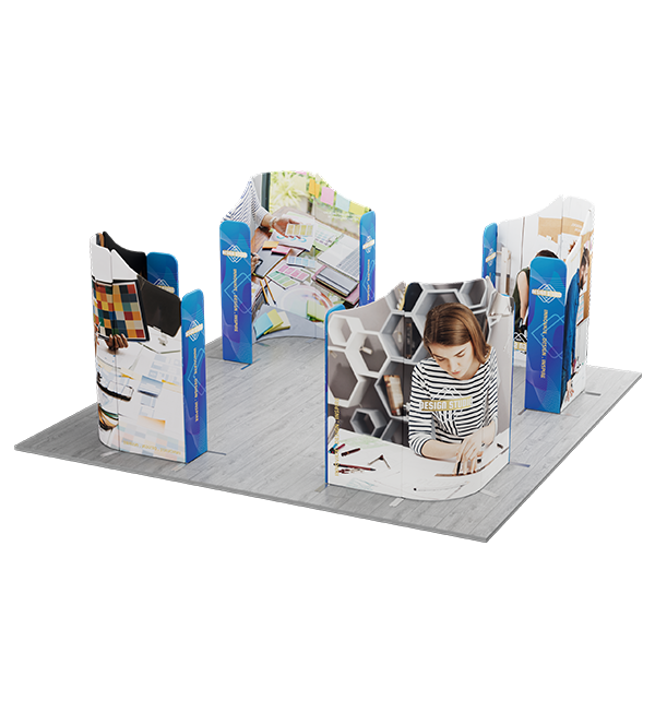 Trade Show Pop Up Tower with Portable Aluminum Tubes