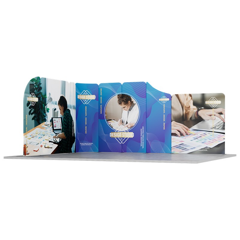 16.4x13ft Magnetic Modular Fabric Displays-A