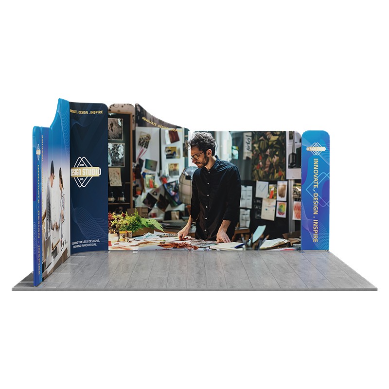 13x13ft Magnetic Modular Fabric Displays-C