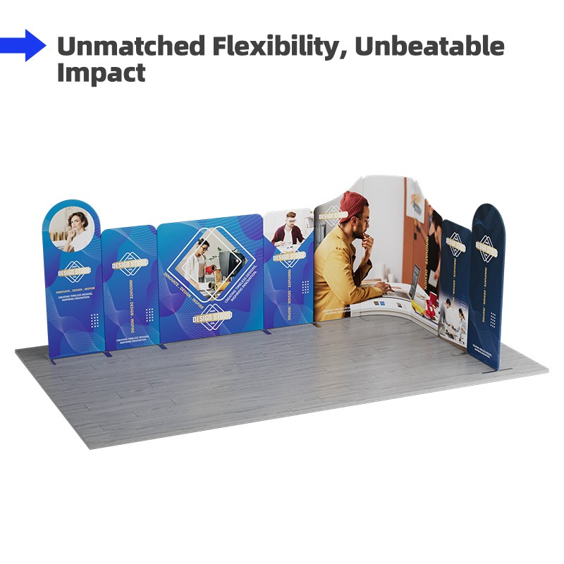 20x10ft Magnetic Modular Fabric Displays-A