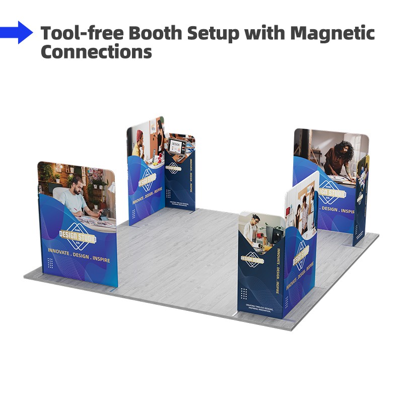 20x20ft Magnetic Modular Fabric Displays-A