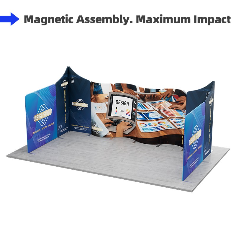 20x10ft Magnetic Modular Fabric Displays-B