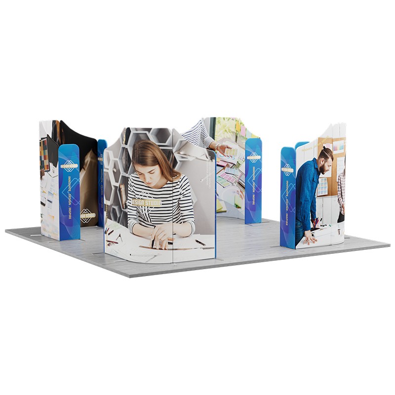 20x20ft Magnetic Modular Fabric Displays-B