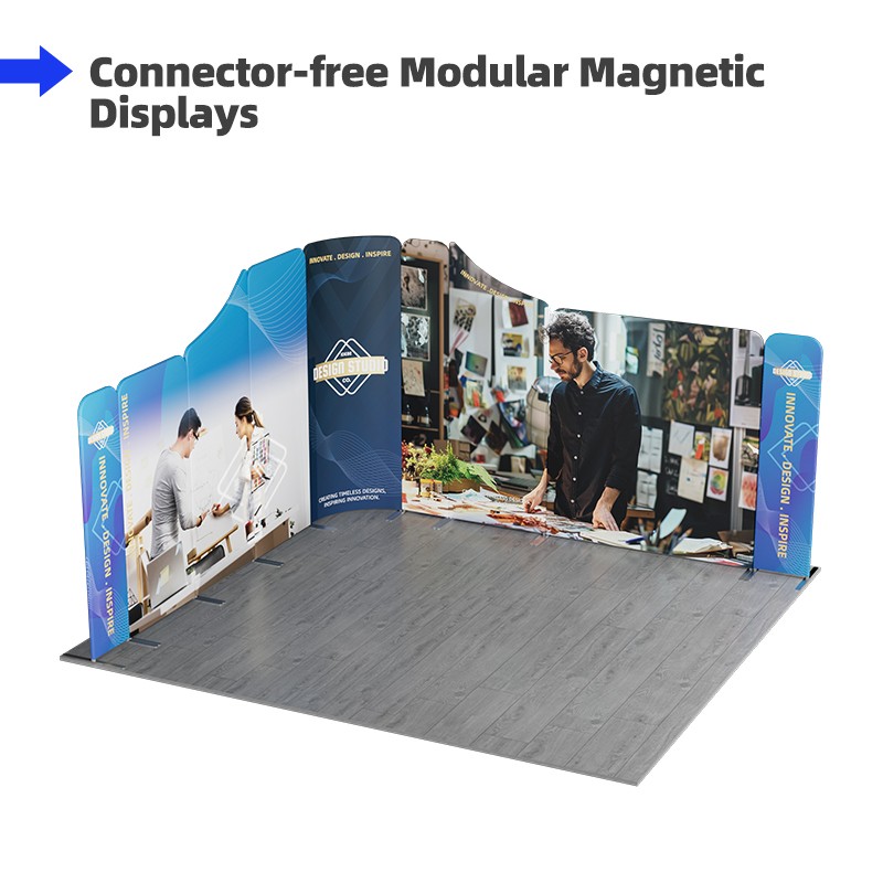 13x13ft Magnetic Modular Fabric Displays-C