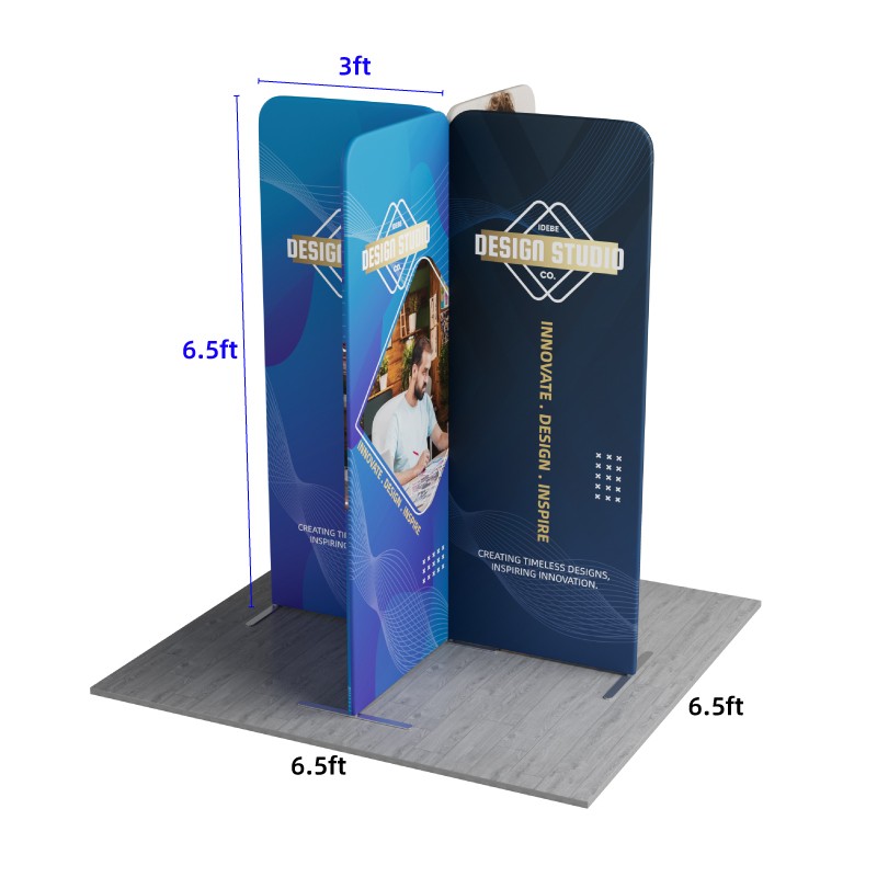 6.5x6.5ft Magnetic Modular Fabric Displays-E