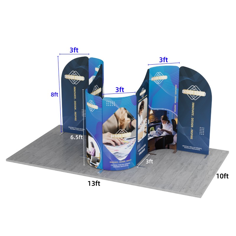 13x10ft Magnetic Modular Fabric Displays-A