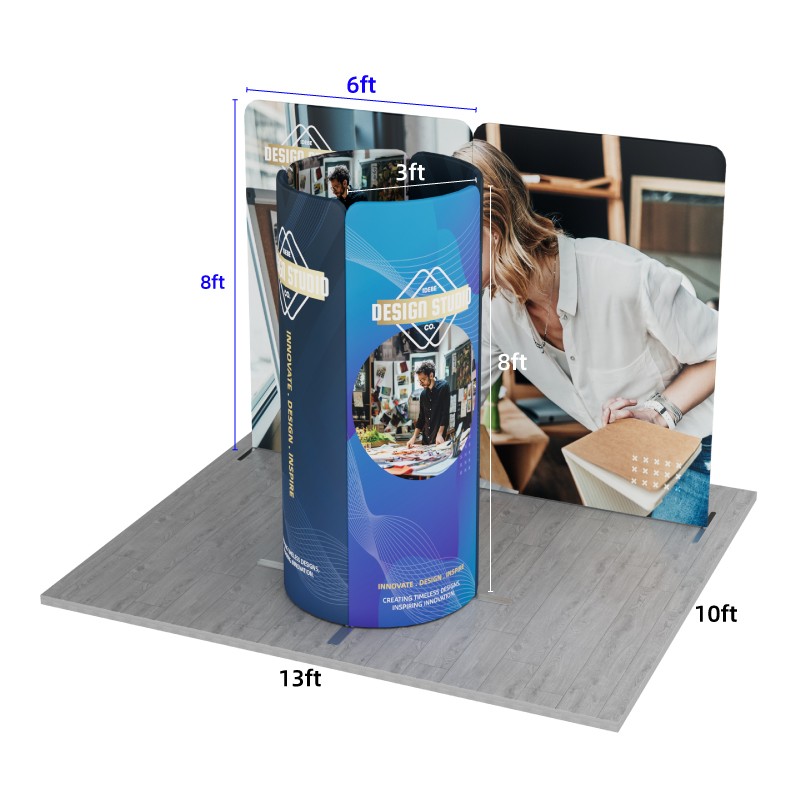 13x10ft Magnetic Modular Fabric Displays-B