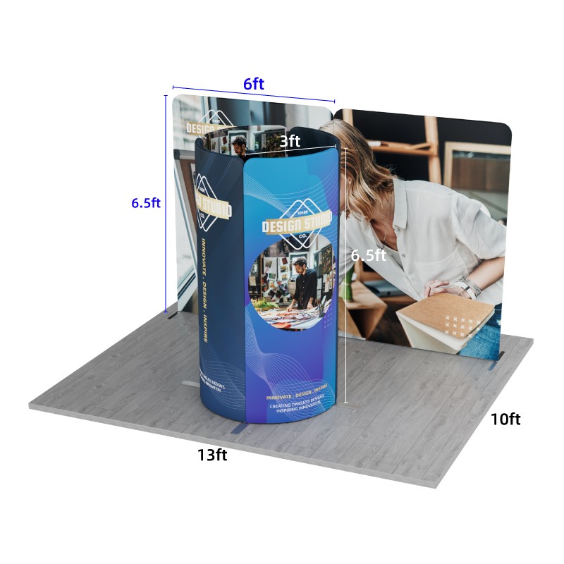 13x10ft Magnetic Modular Fabric Displays-B