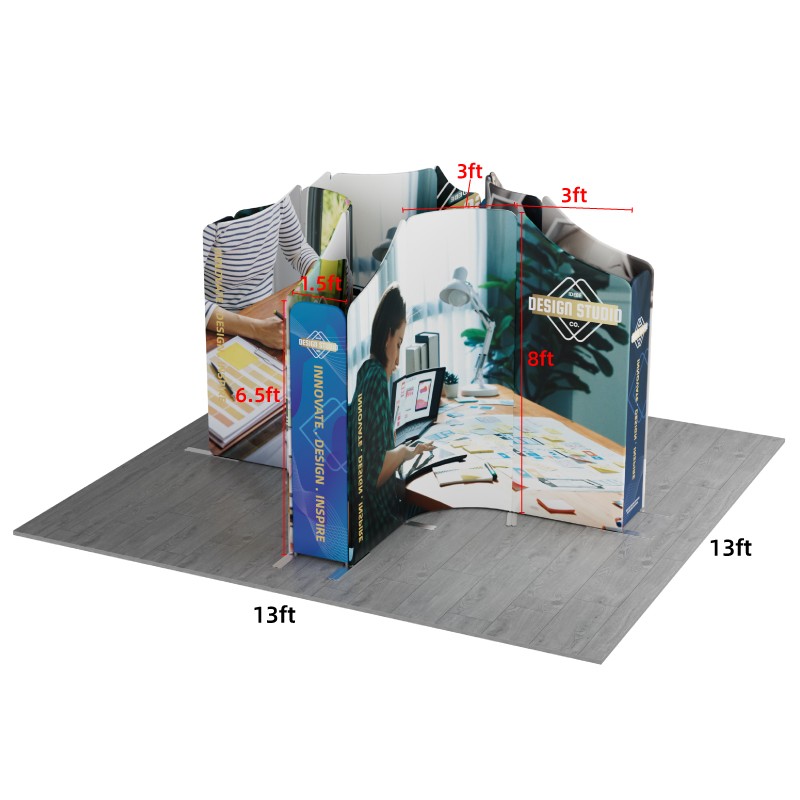 13x13ft Magnetic Modular Fabric Displays-B