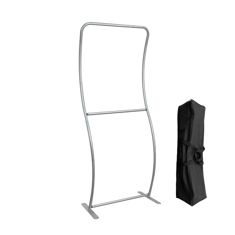 S Shaped Fabric Banner Stand