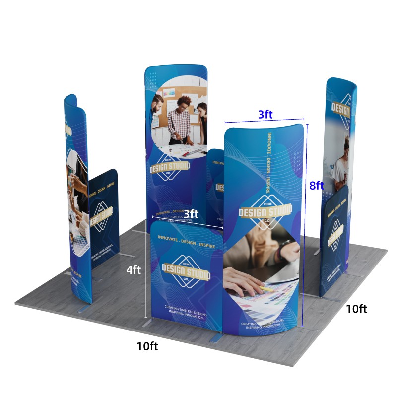 10x10ft Magnetic Modular Fabric Displays-E