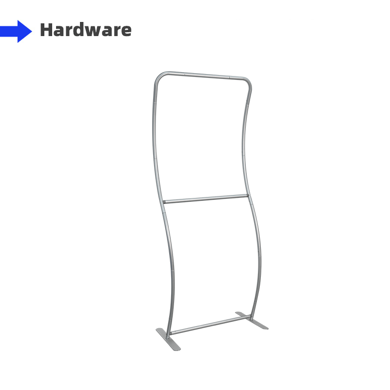 S Shaped Fabric Banner Stand Frame