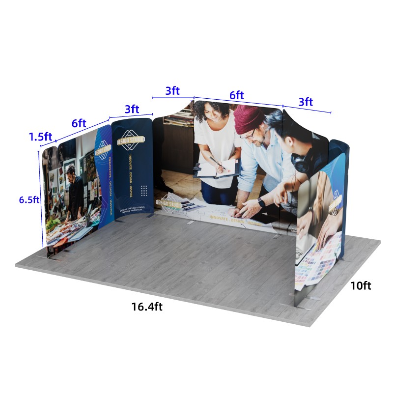 16.4x10ft Magnetic Modular Fabric Displays-B