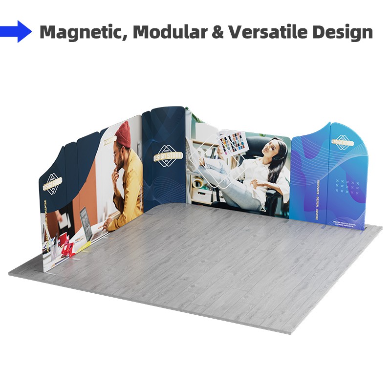 16.4x16.4ft Magnetic Modular Fabric Displays-B