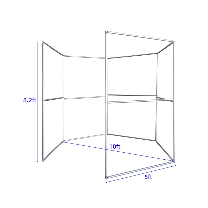 Hexagonal Vogue Booth Enclosure