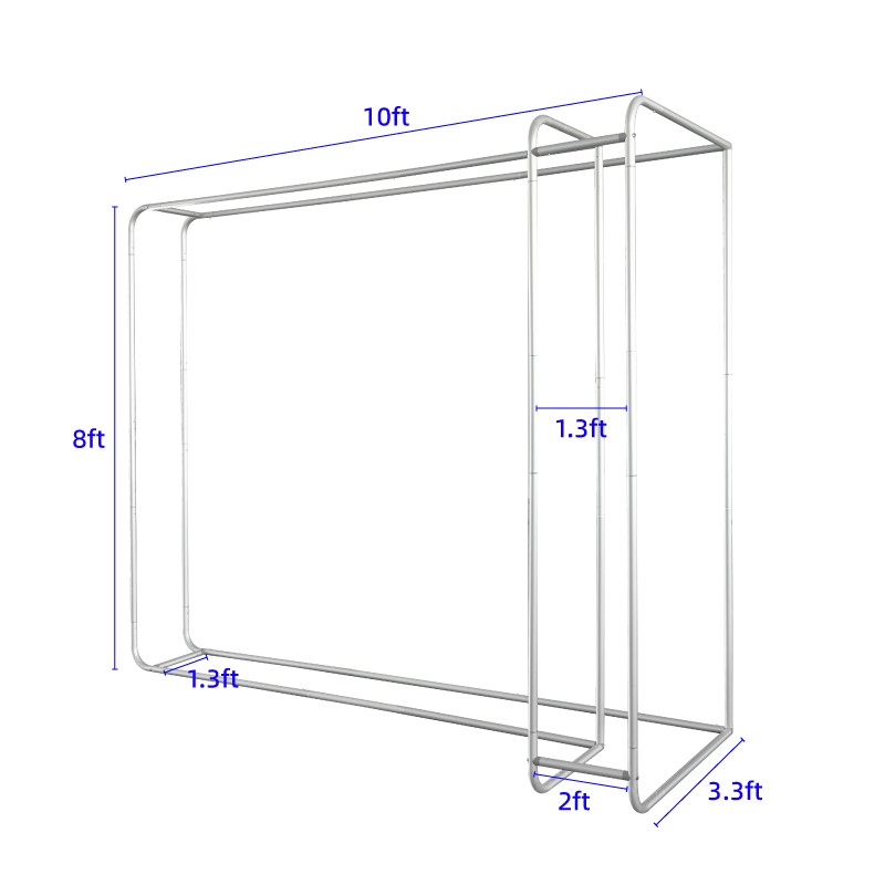 3D L-Shaped Backdrop