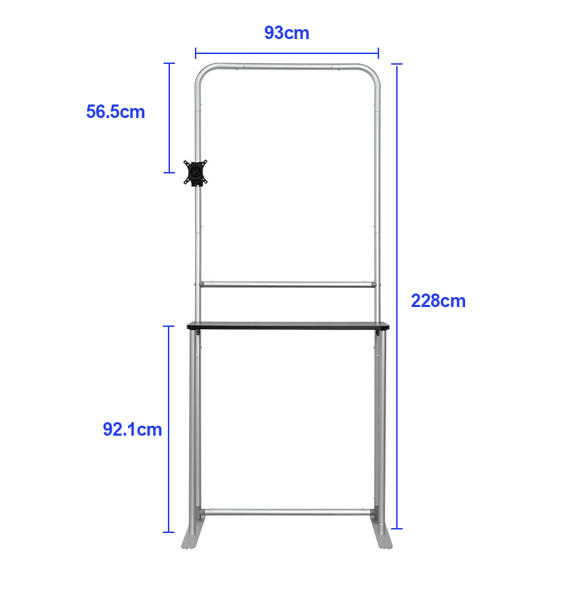 Tension Fabric Stand With LCD Board Frame