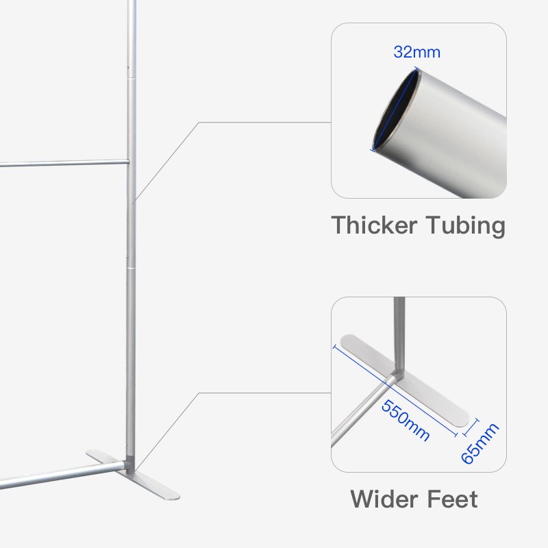 Fabric Banner Stand Frame (Square Corners)