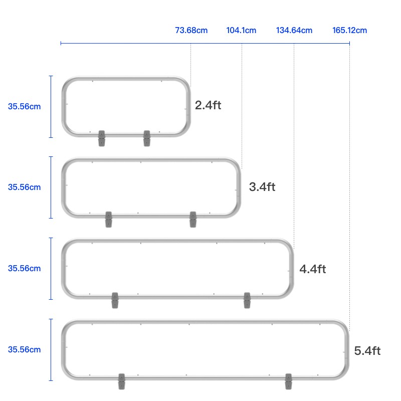 Rectangular Tension Fabric Header