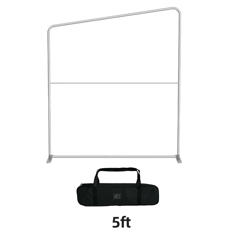 Slope-Top Fabric Banner Stand