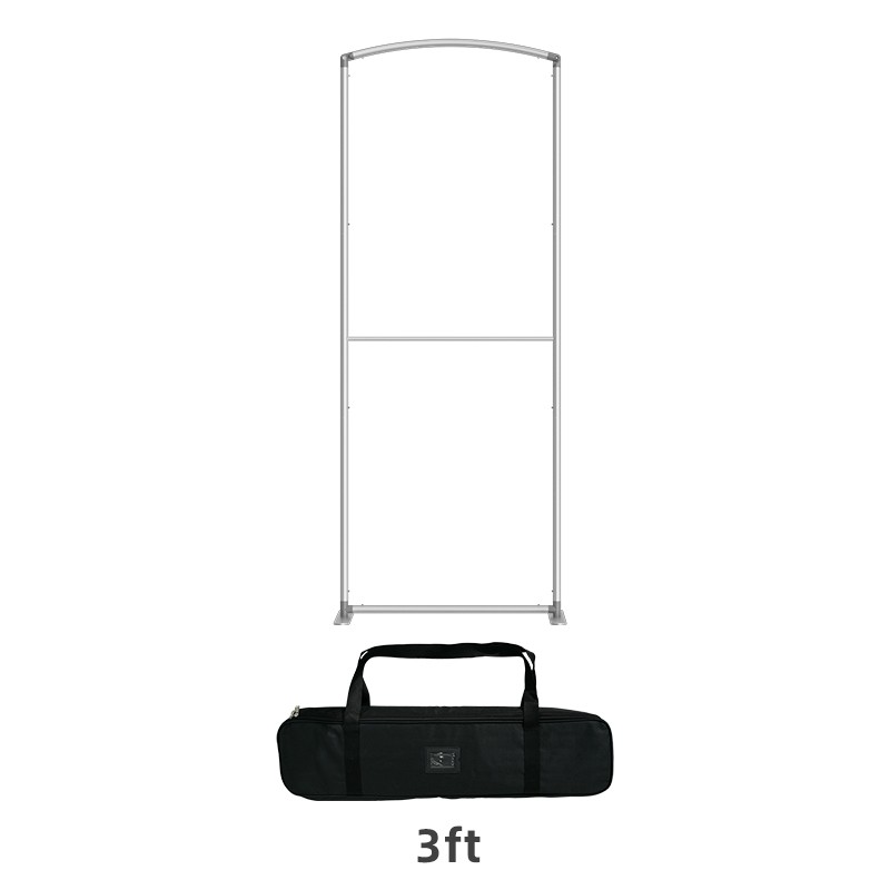 Arch-Top Fabric Banner Stand