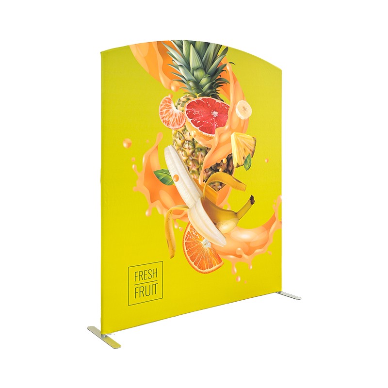 Arch-Top Fabric Banner Stand