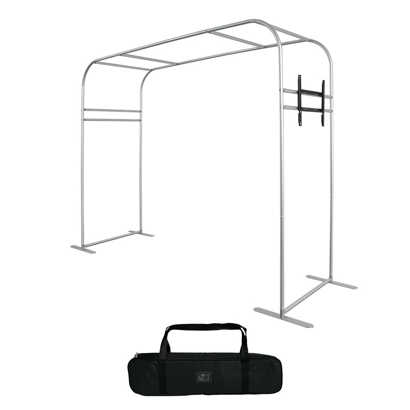 Square Arch Display with TV Rack