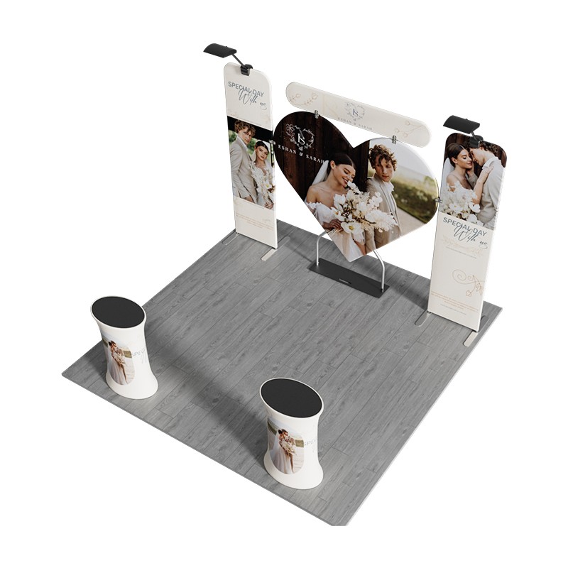 10x10ft Trade Show Booth Kit - D1