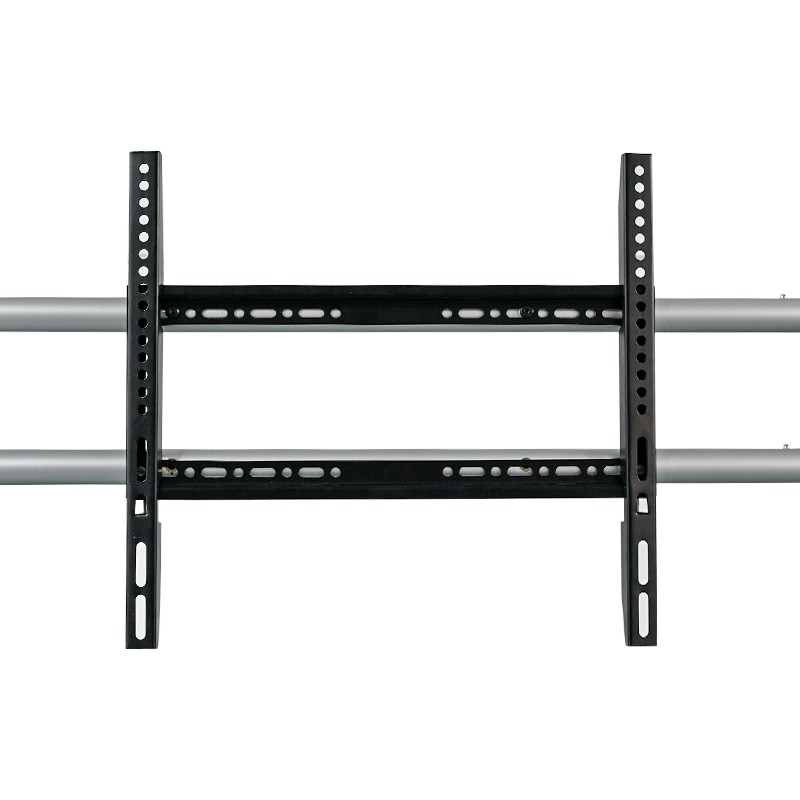 L Shaped Display with TV Rack