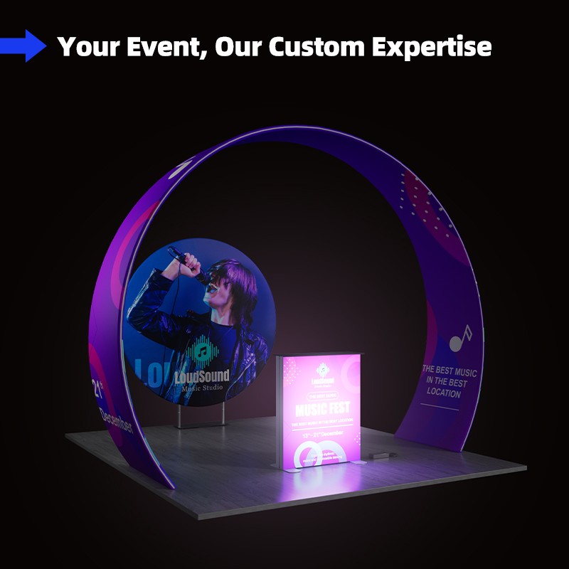 10x10ft Trade Show Booth Kit - D3