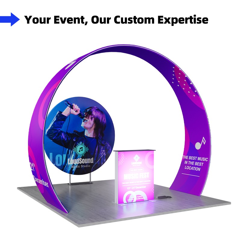 10x10ft Trade Show Booth Kit - D3