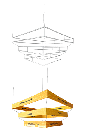 Hexagonal Ceiling Sign
