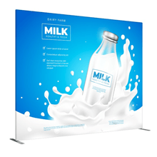Straight Tension Fabric Display (Square Corners)