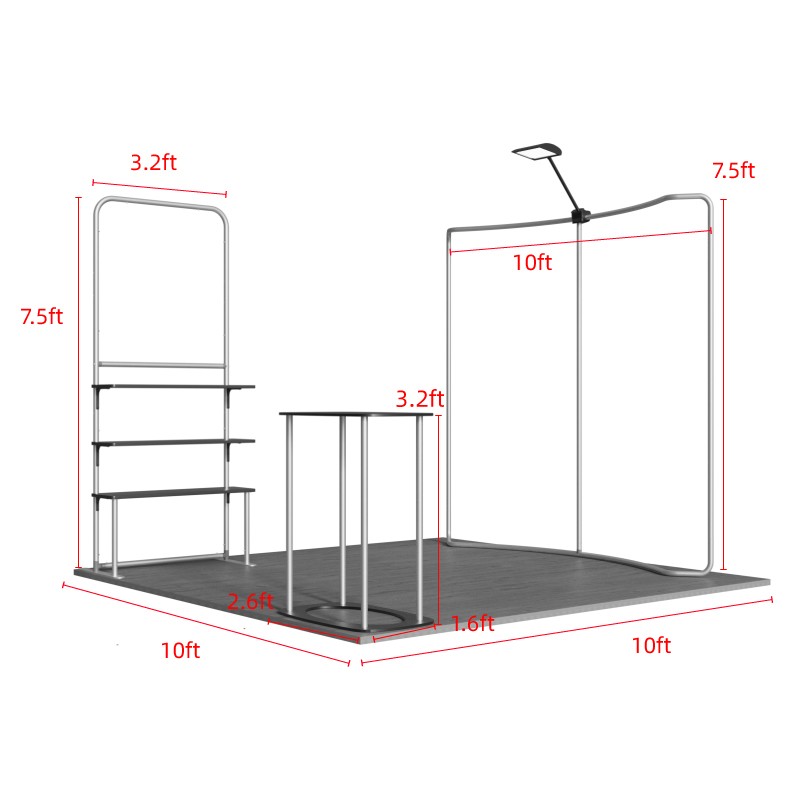 10x10ft Trade Show Booth Kit - A4