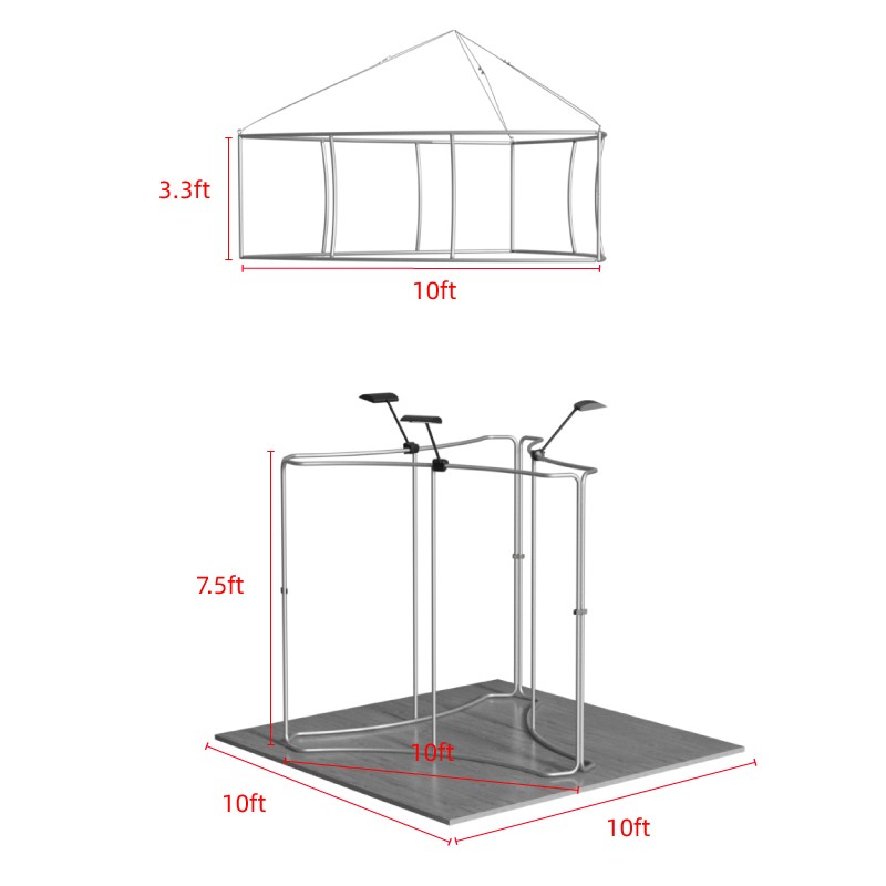10x10ft Trade Show Booth Kit - A5