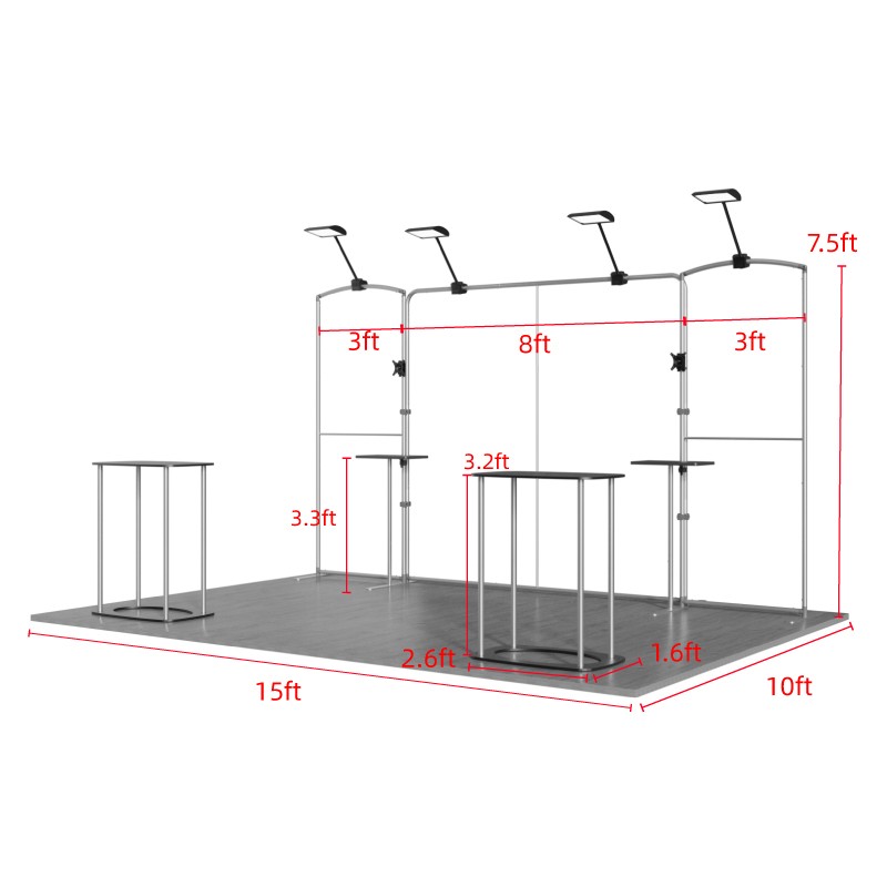 10x15ft Trade Show Booth Kit - A1