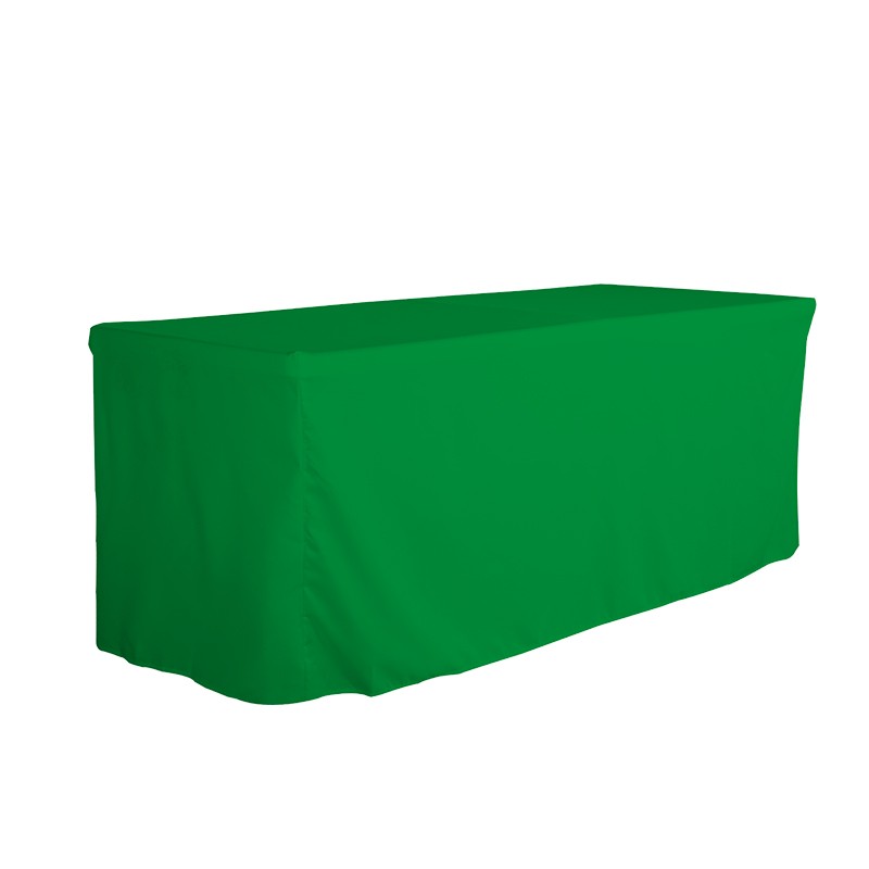 Blank Fitted Table Covers Back with Slit