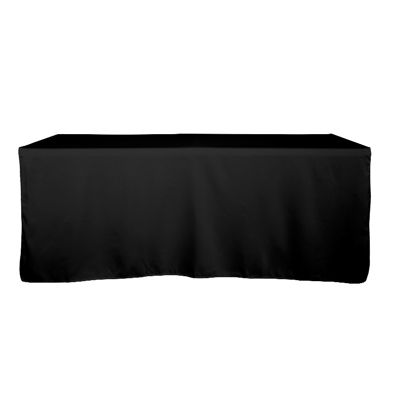 Blank Fitted Table Covers Back with Slits