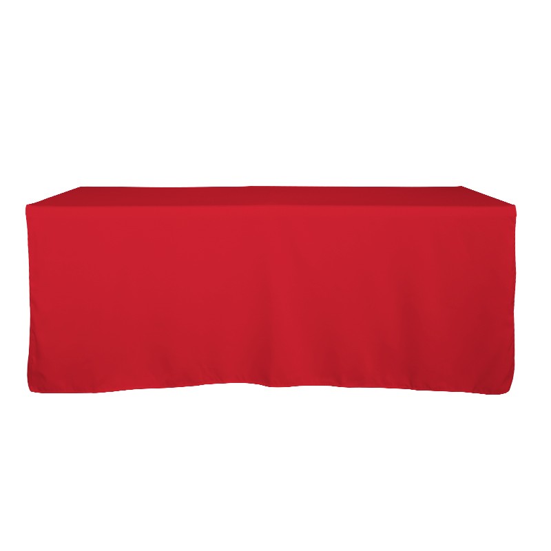Blank Fitted Table Covers Back with Slit