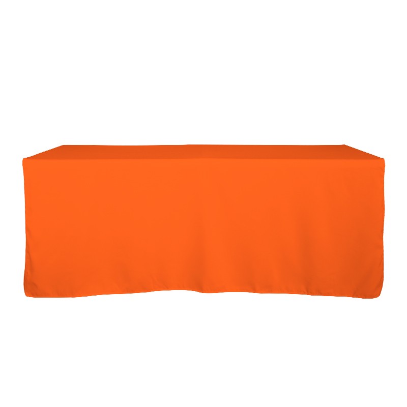 Blank Fitted Table Covers Back with Slits