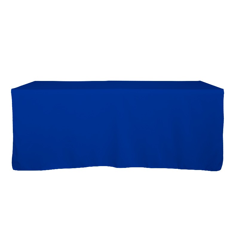 Blank Fitted Table Covers Back with Slits