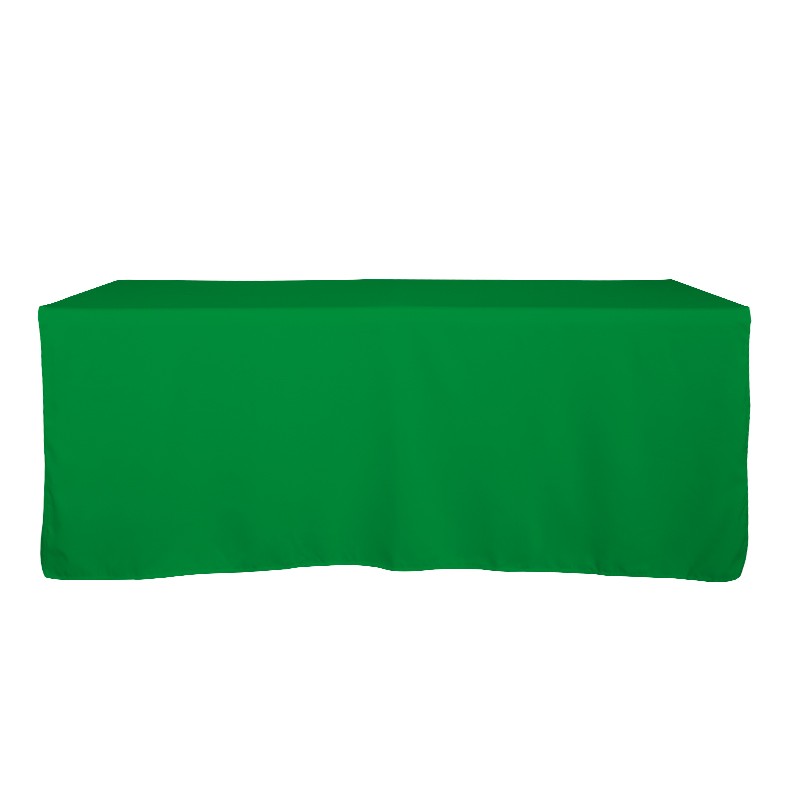 Blank Fitted Table Covers Back with Slits