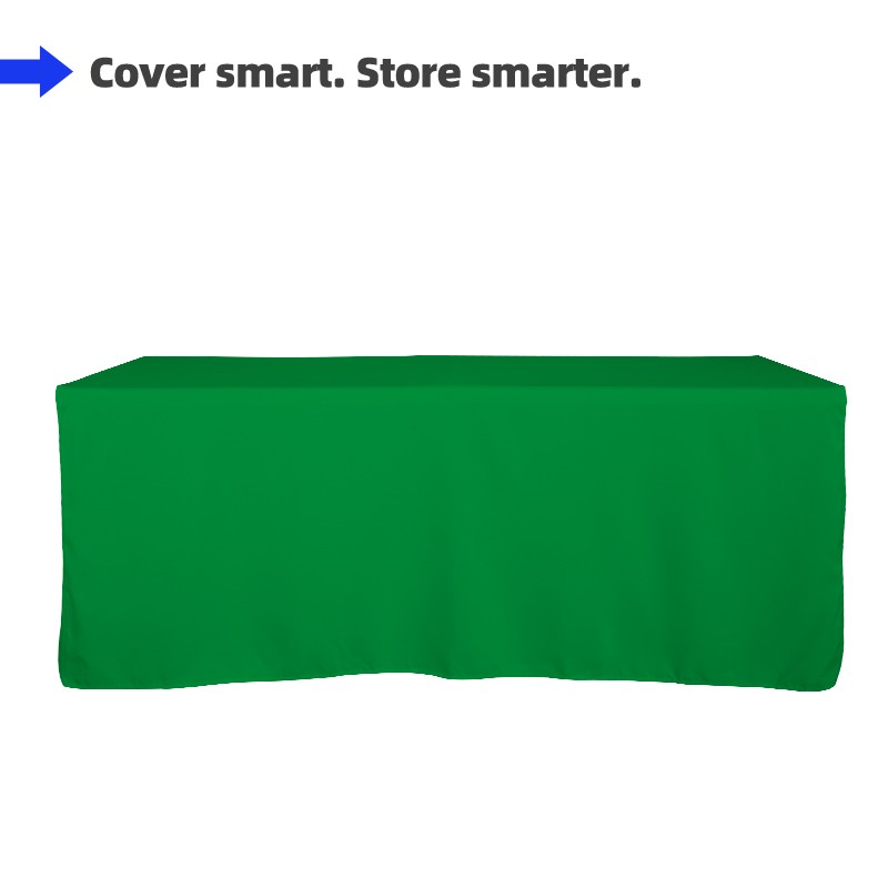 Blank Fitted Table Covers Back with Slit