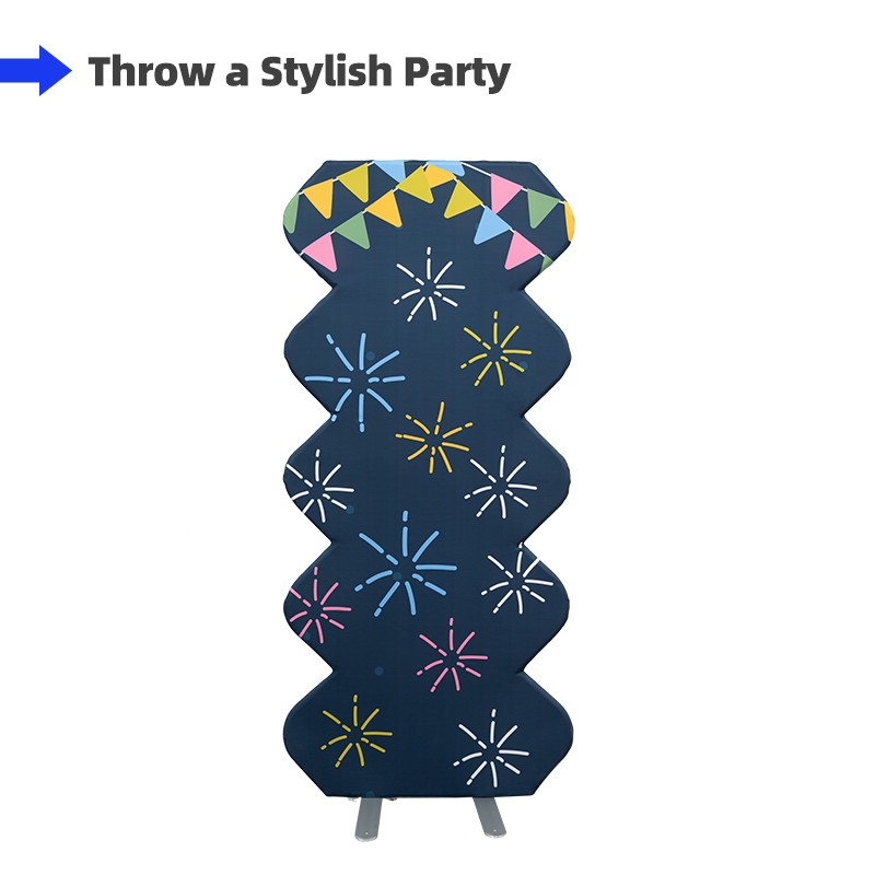 Corrugated Spring Stand Party Backdrop Decor
