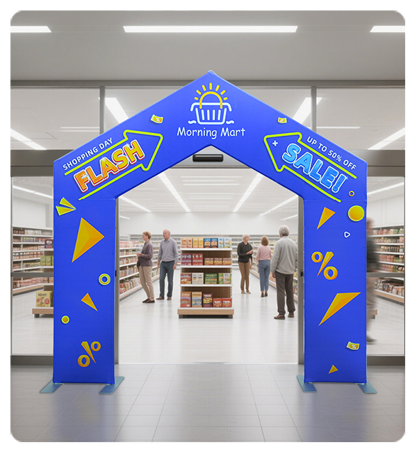 Trade Show Pop Up Tower with Portable Aluminum Tubes